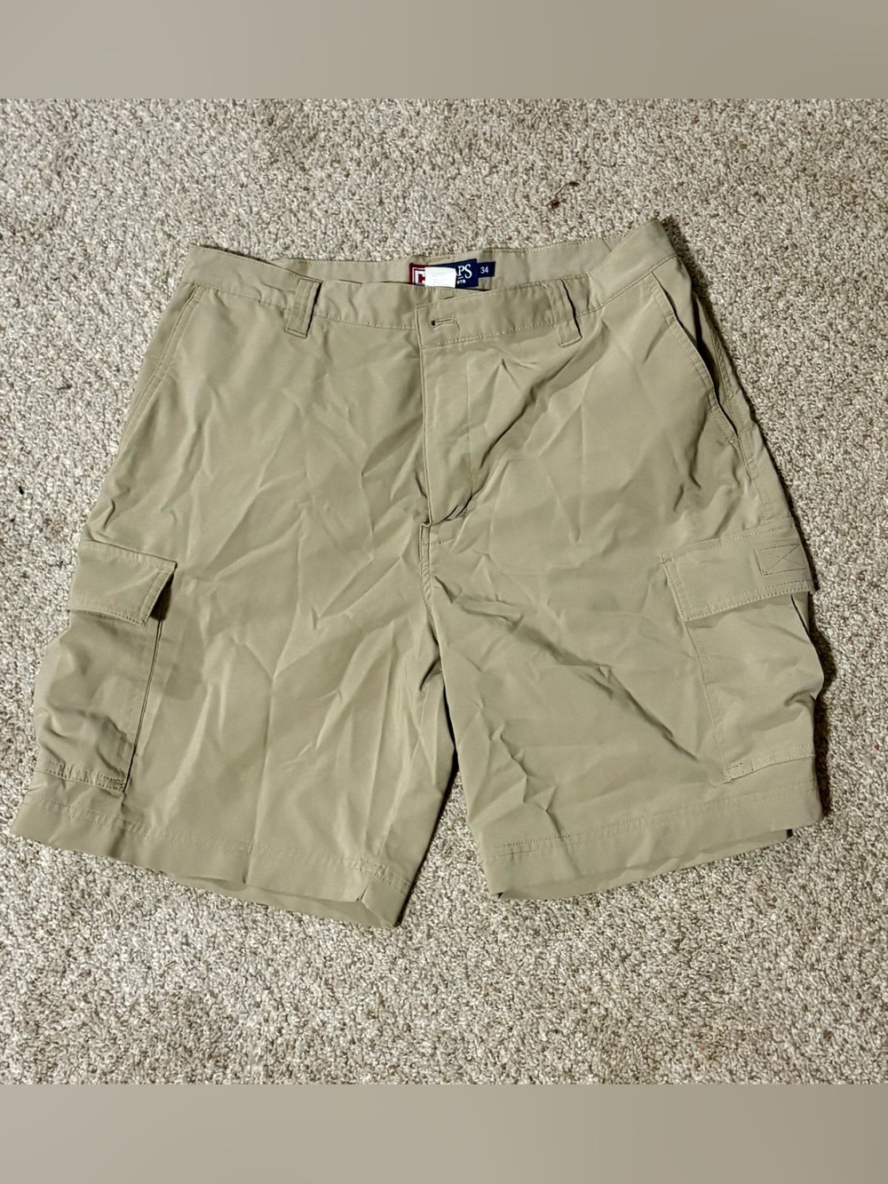 Chaps Men’s Khaki Cargo Shorts
